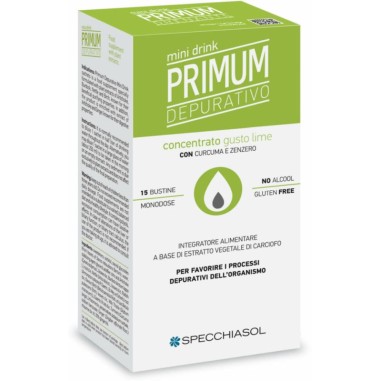 Primum Depurativo gusto Lime – Minidrink SPECCHIASOL