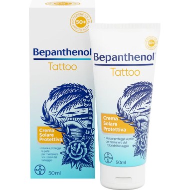 Bepanthenol Tattoo Crema Solare Protettiva SPF 50+ BAYER