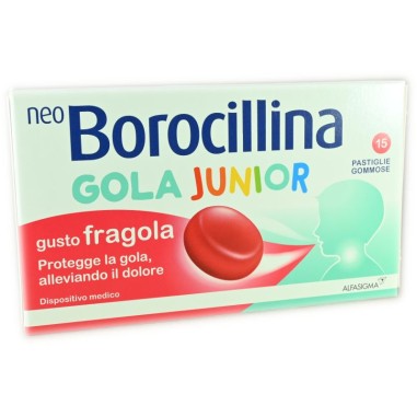 NeoBorocillina Gola Junior Gusto Fragola ALFASIGMA