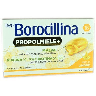 NeoBorocillina Propolmiele+ Gusto Miele Limone ALFASIGMA