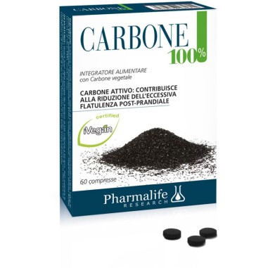 Carbone 100% Compresse PHARMALIFE