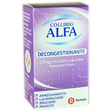 Colliro Alfa flacone da 10 ml soluzione decongestionante ed antiallergico